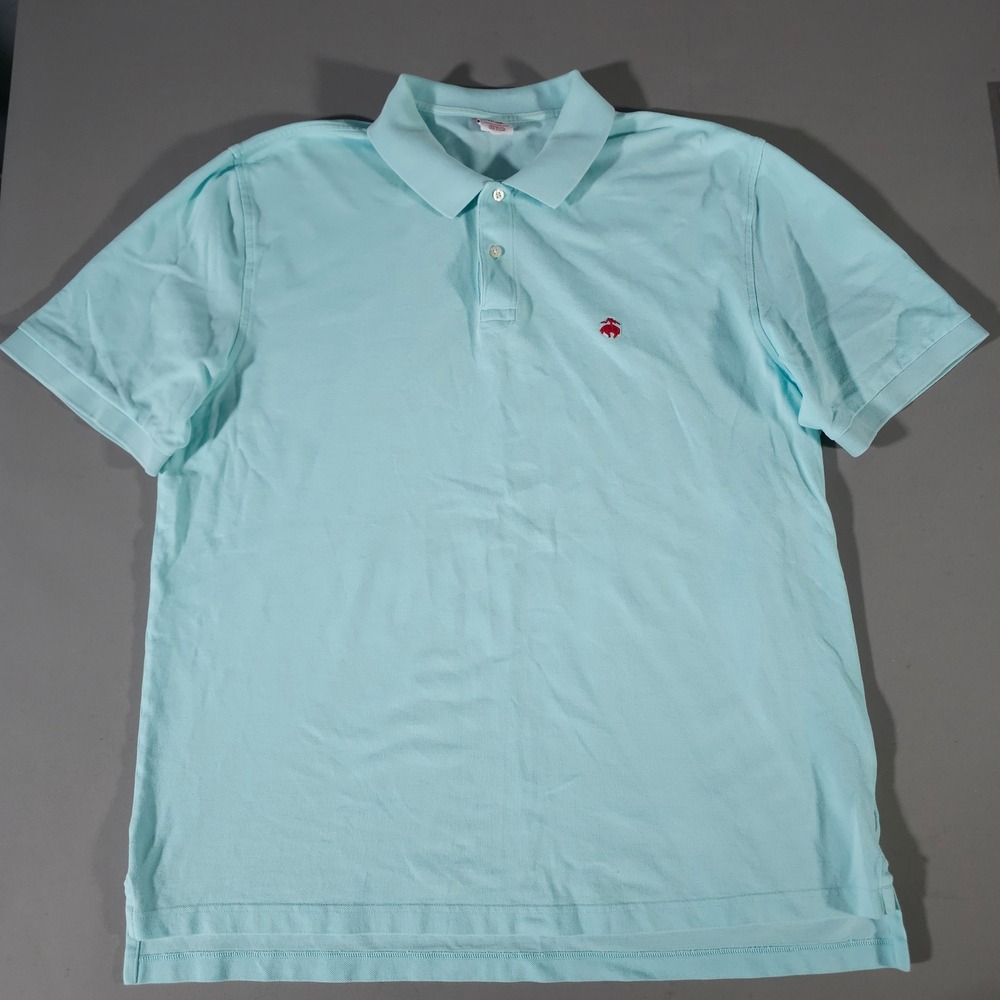 Brooks Brothers Performance Polo Mens XXL Light Blue Original Fit Cotton - Picture 1 of 7